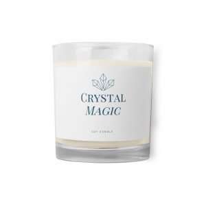 Crystal Magic Glass jar soy wax candle