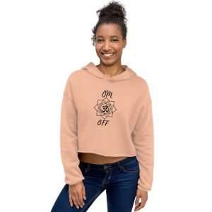 OM Off Women’s Crop Hoodie