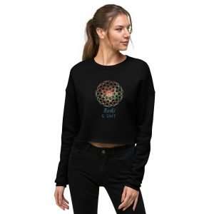 Reiki & Shit Crop Sweatshirt