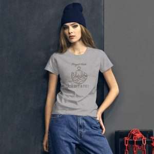 Forget Hate, Meditate! Women’s short sleeve t-shirt